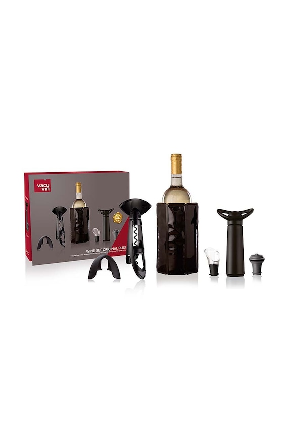 Vacu Vin borkészlet 3890360 fekete AA00