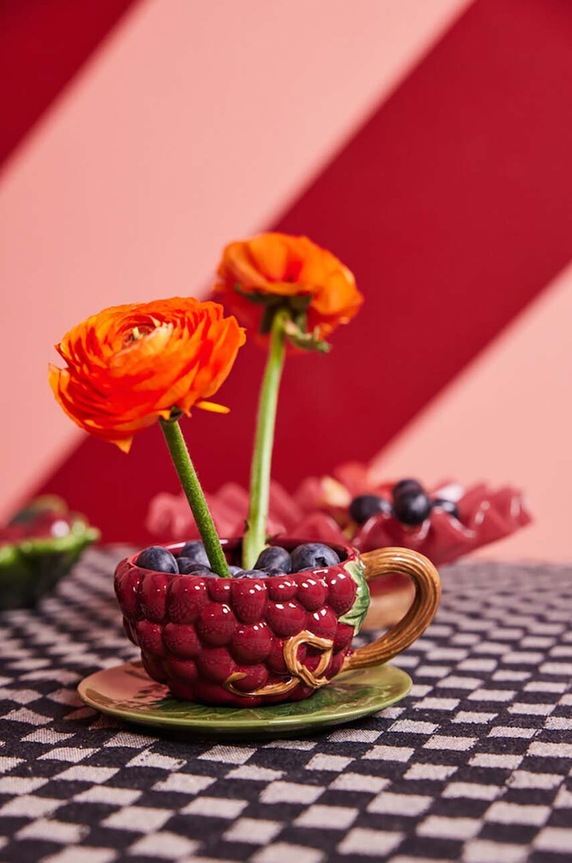 Κουζίνα και μπαρ Φλιτζάνι και πιατάκι Byon Grape 260 ml 5228625607 μωβ