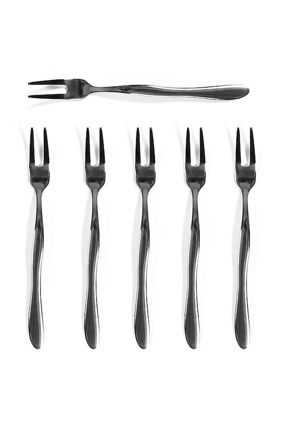 Σετ πιρούνια για σνακ Byon Waverly 6-pack γκρί 5296900415