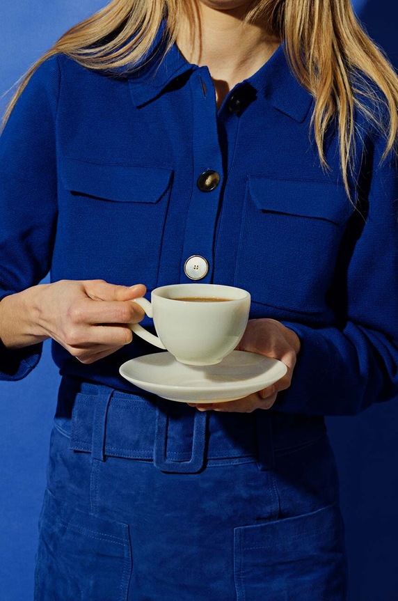 Šalica za kavu s tanjurićem Lucie Kaas 200 ml MI03VA02 bež AA00