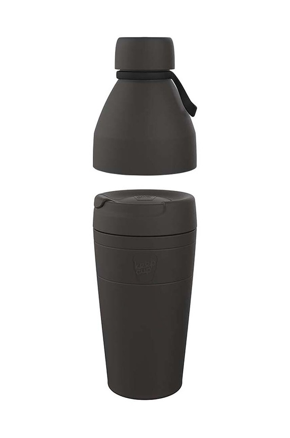 KeepCup termosz Helix Thermal Kit 3v1 454 ml fekete STKBLA16