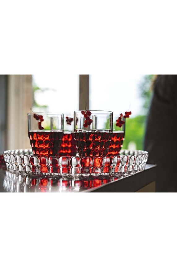 Guzzini dekoratív tálca Tiffany 19890100 áttetsző AA00