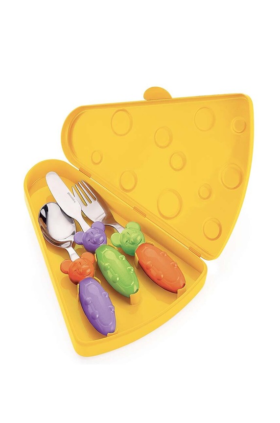 Guzzini zestaw sztućców w etui Mini Cutlery Set multicolor 07510052