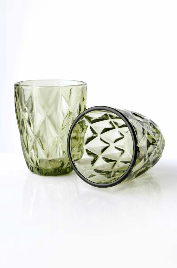 Komplet kozarcev Affek Design Elise Green 250 ml 6-pack HTID1602 zelena AA00
