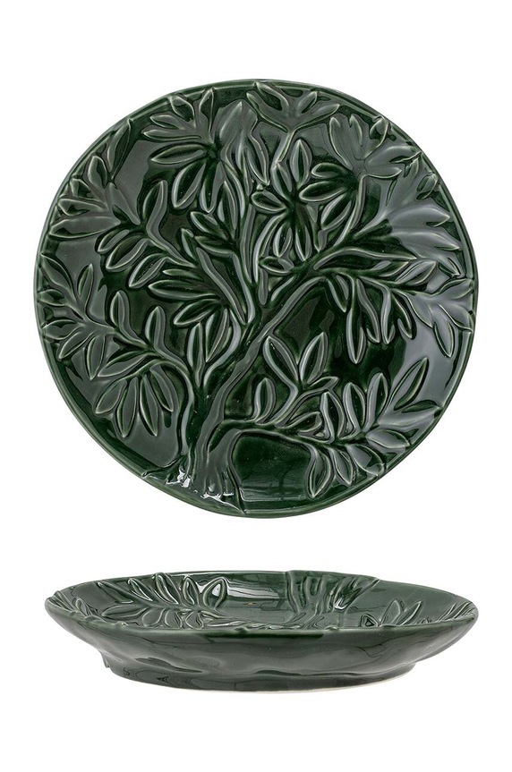 Kuchyň a bar Dezertní talíř Bloomingville Savanna 19 cm 82051103 zelená