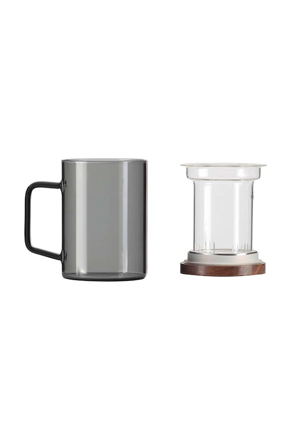 Kuchnia i bar Vialli Design szklanka z zaparzaczem Soho 350 ml 29361 szary