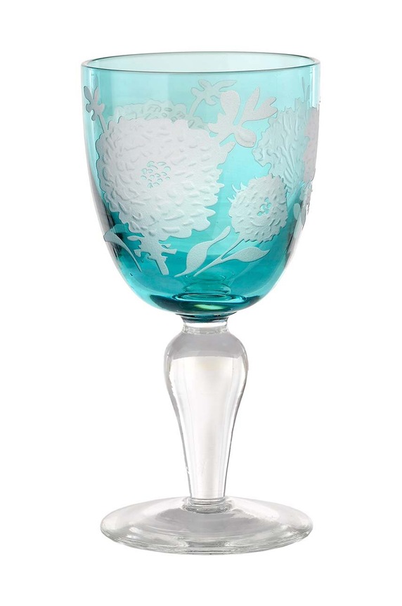 Κουζίνα και μπαρ Σετ ποτηριών κρασιού Pols Potten Peony Multicolor 250 ml 6-pack 140.230.132 πολύχρωμο