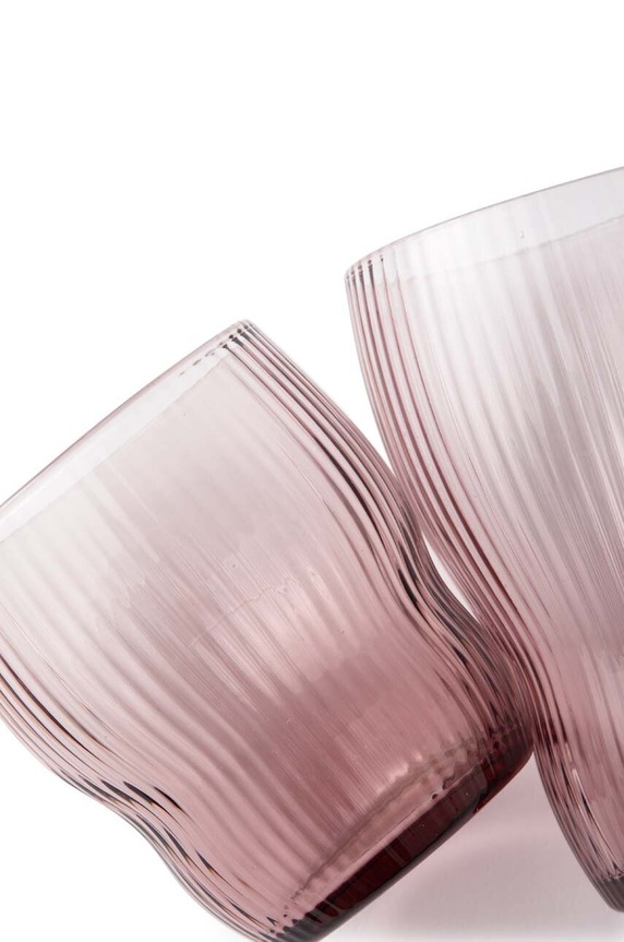 Κουζίνα και μπαρ Σετ ποτηριών Pols Potten Pum Longdrinks 300 ml 2-pack 140.230.145 ροζ