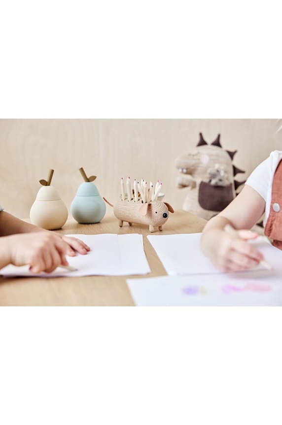 OYOY cană cu capac Pear Cup turcoaz M107434