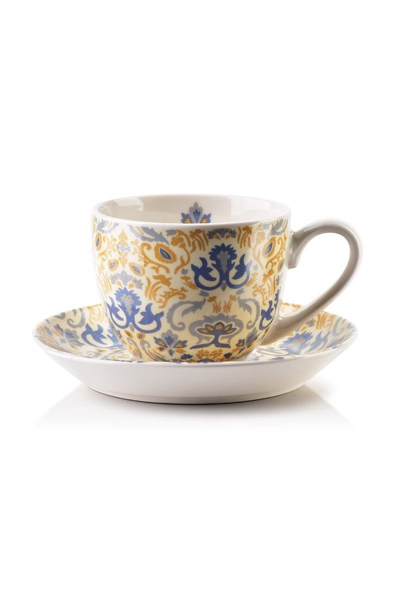 Affek Design tazzina con piattino Harper 250 ml multicolore HTPW3534