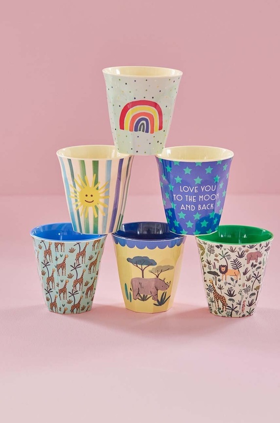 Σετ φλιτζάνια Rice 250 ml 6-pack πολύχρωμο MELCU.6ZFUNB