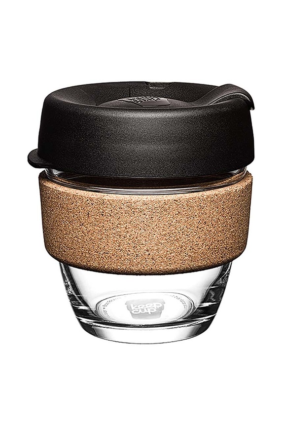 Hrníček na kávu KeepCup Brew Cork Black 454ml BCBLA černá AA00