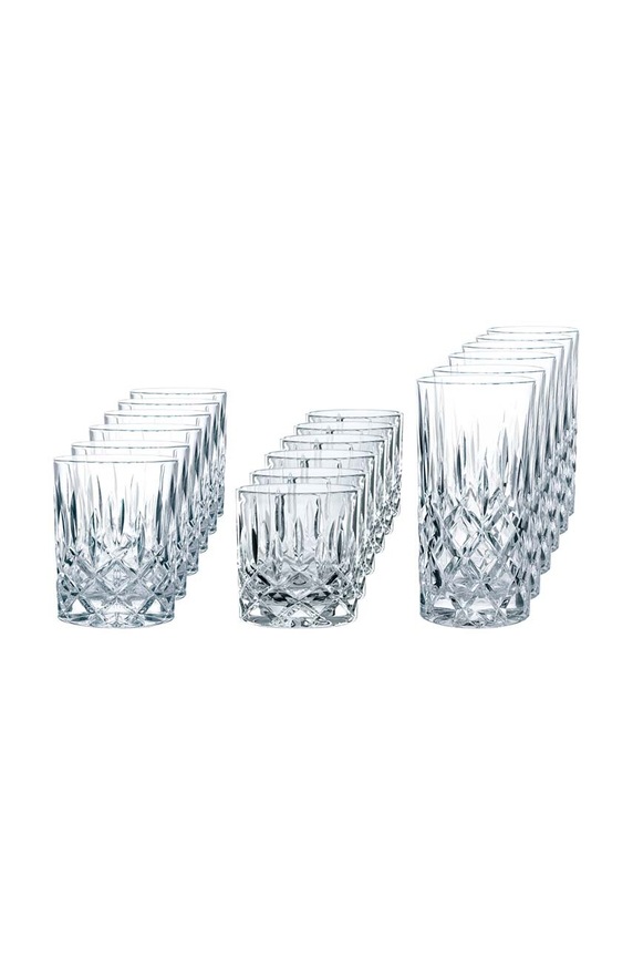 Nachtmann zestaw szklanek barowych Bareware 245 / 295 / 375 ml 18-pack 101764 transparentny AA00