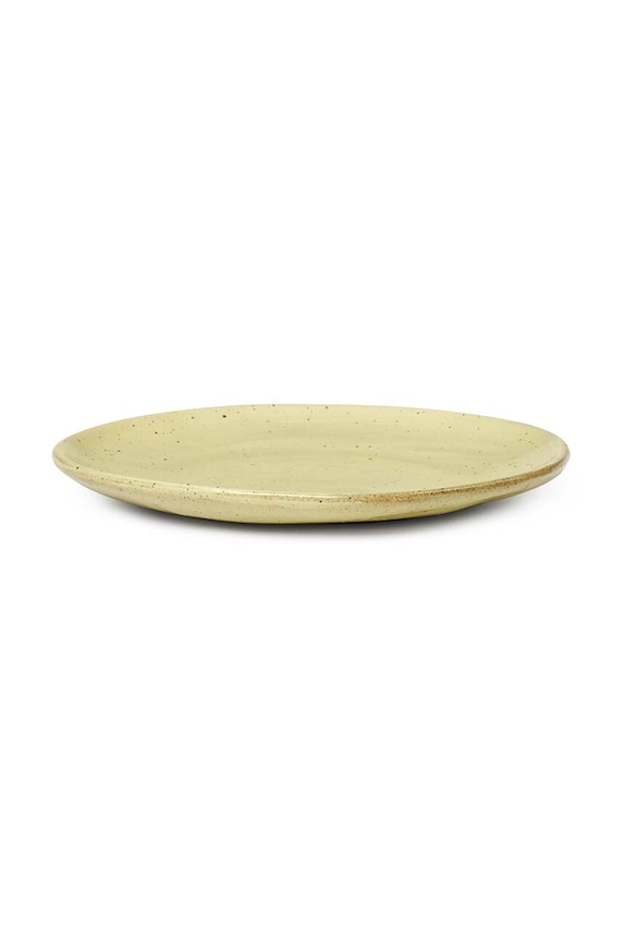 Dezertní talíř ferm LIVING Flow 15 cm žlutá 1102472846