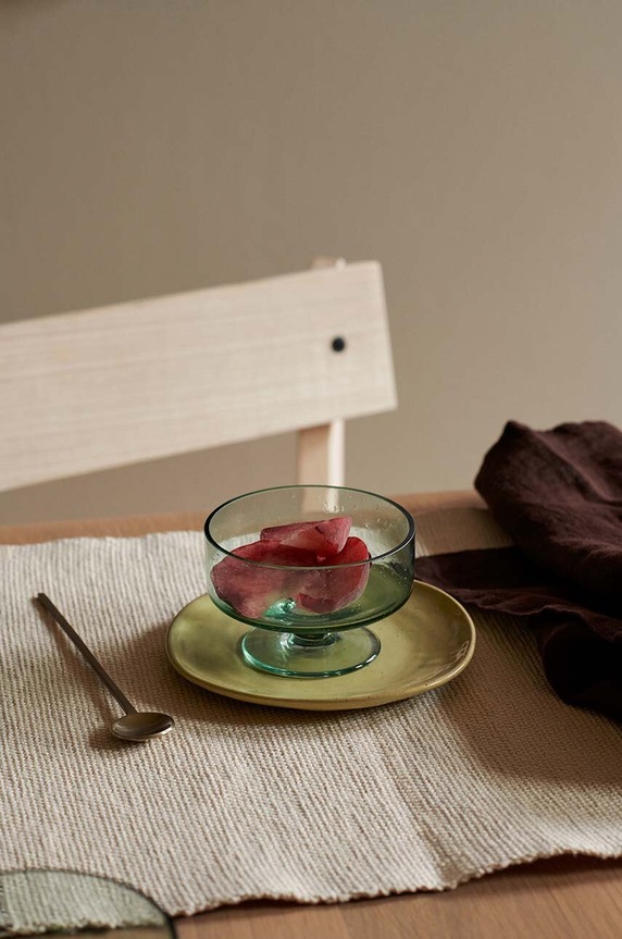 Dezertní talíř ferm LIVING Flow 15 cm 1102472846 žlutá AA00