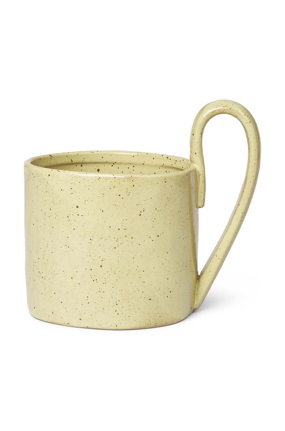 Hrnek ferm LIVING Flow Mug žlutá 1102412846
