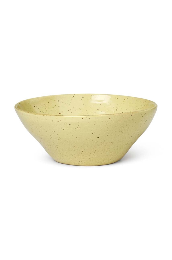 Ferm Living miska Flow Bowl żółty 1102372846