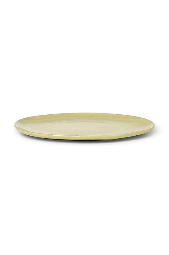 ferm LIVING farfurie Flow Plate galben 1104264578