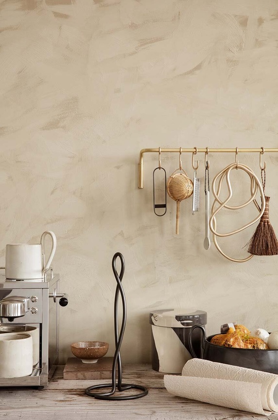 Ferm Living stojak na ręcznik papierowy Curvature 1104264494 czarny AA00