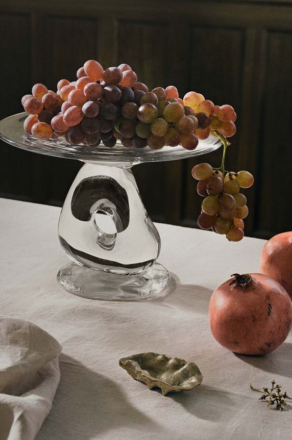 Ferm Living patera Damo transparentny 1104267323