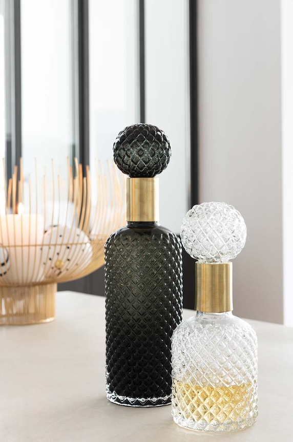 Konyha és bár J-Line kancsó Deco Relief 96611 áttetsző