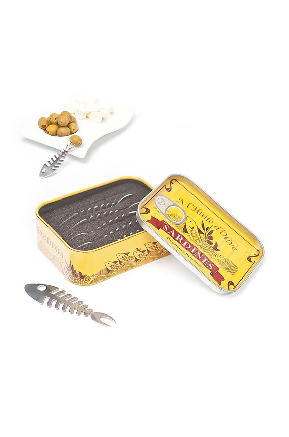Kuchnia i bar Balvi zestaw widelców do przekąsek Sardines 6-pack 25187 multicolor