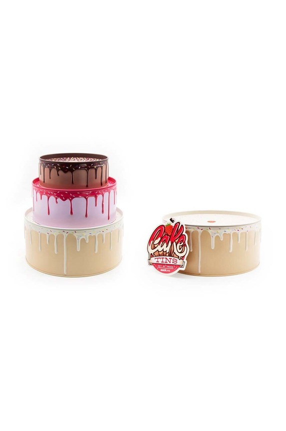 Úložný box Luckies of London Cake Storage Tins 3-pak SK.TINCAKE1 viacfarebná AA00