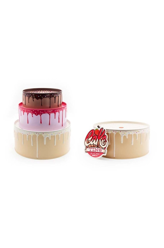 Úložný box Luckies of London Cake Storage Tins 3-pak SK.TINCAKE1 viacfarebná AA00