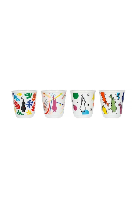 Bialetti set tazzine da caffe Arte pacco da 4 multicolore 700000578