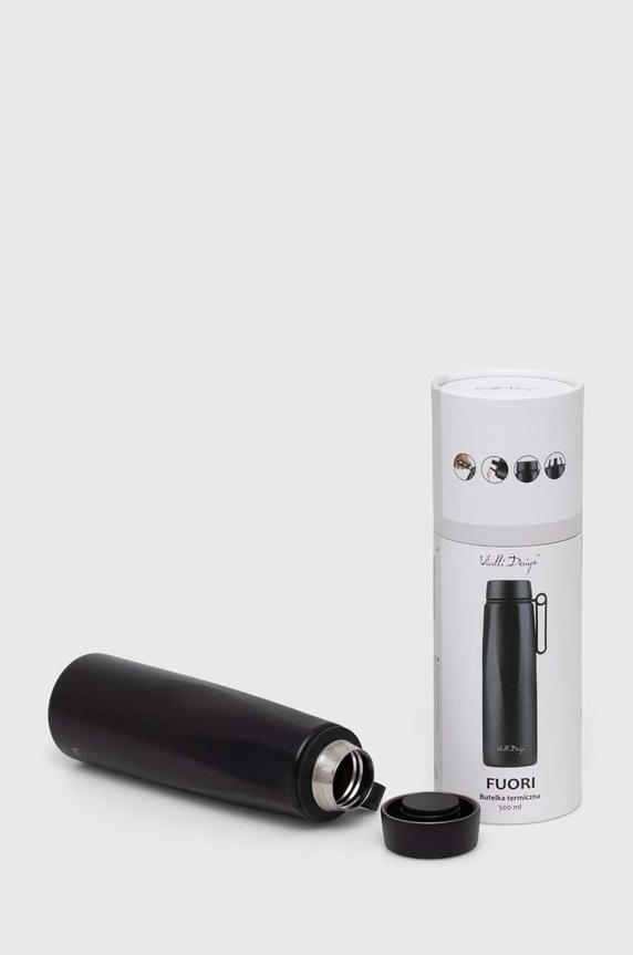 Akcesoria Vialli Design kubek termiczny Fuori 0,4 L 28524 czarny