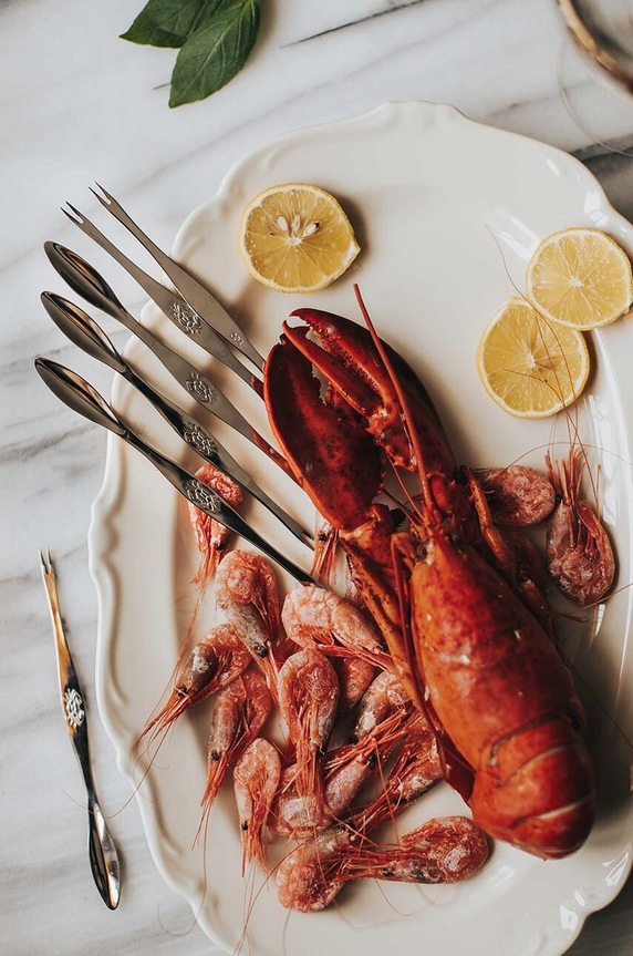 Σετ μαχαιροπήρουνων για θαλασσινά Dorre Skai 6-pack 5..8910 γκρί AA00