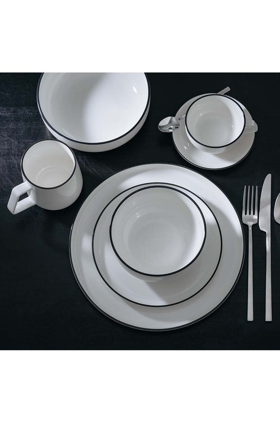Σετ δείπνου για 4 άτομα S|P Collection Studio Base 16-pack 850025 λευκό AA00
