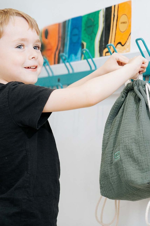 Torba za užinu Monbento Buddy Green zelena 76220044