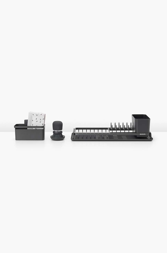 Brabantia zestaw do mycia naczyń SinkSide 4-pack 660184 czarny AA00