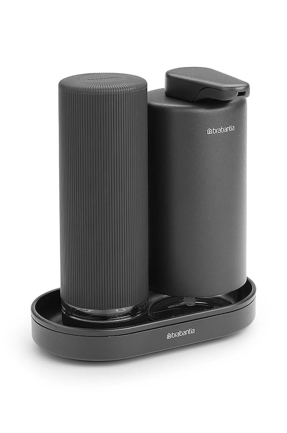 Brabantia konyhai adagolókészlet állvánnyal SinkStyle 2 x 200 ml 227943 fekete AA00