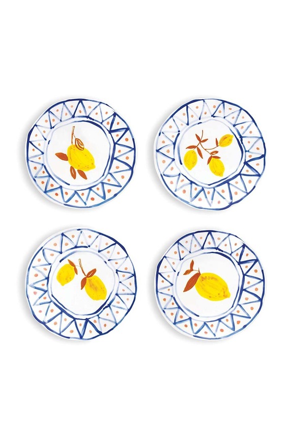 Sada talířů na předkrmy &k amsterdam Lemon Moroccan 16 cm 4-pack vícebarevná 2811.03