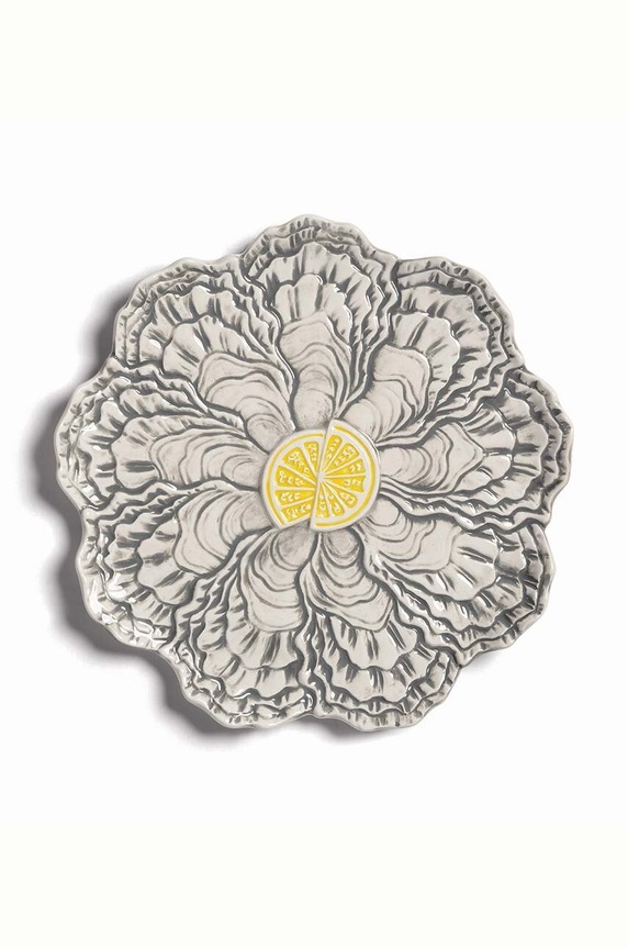 &k amsterdam talerz deserowy Plate Oyster 23 cm multicolor 2797.31
