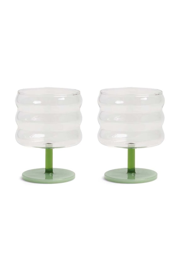 Σετ ποτηριών κρασιού &k amsterdam Mingle Green 250 ml 2-pack πολύχρωμο 354.01