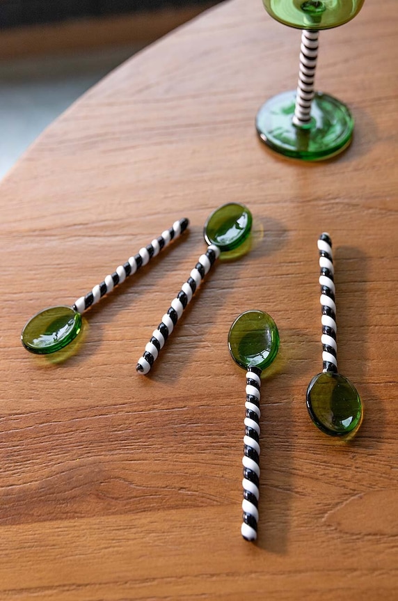Kuchyňa a bar Sada lyžičiek &k amsterdam Spoon Duet Green 4-pak 2174.09 viacfarebná