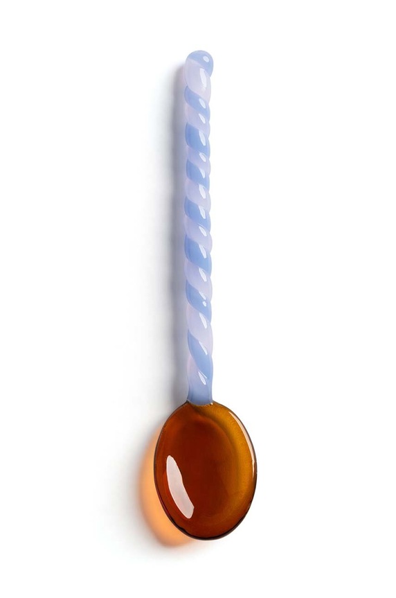 &k amsterdam zestaw łyżeczek Spoon Duet Amber 4-pack 2174.10 multicolor AA00