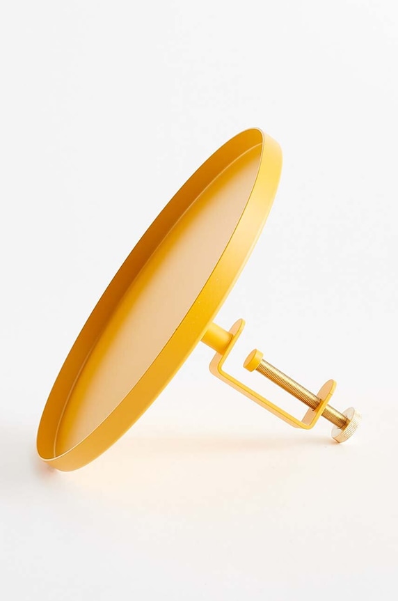 Navet tavă decorativă cu clemă Clamp galben 13.Navet