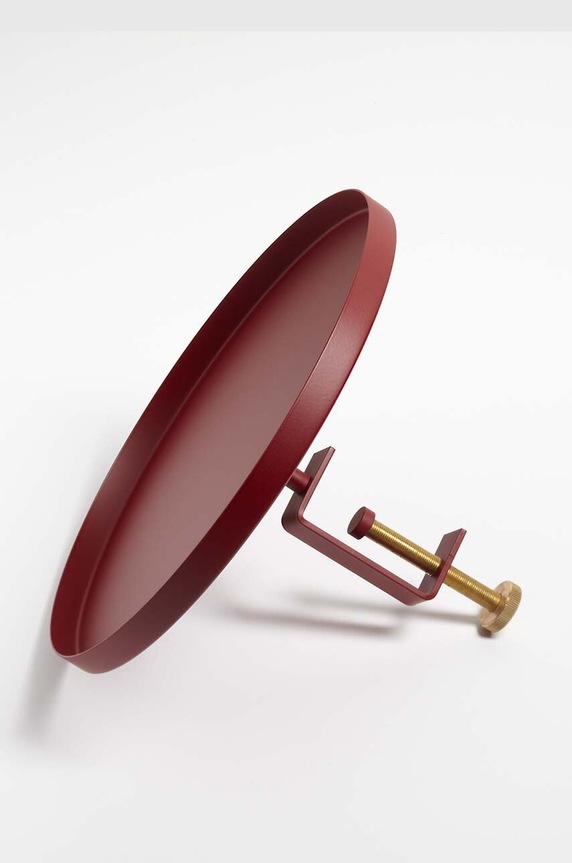 Navet tavă decorativă cu clemă Clamp burgundia 05.Navet