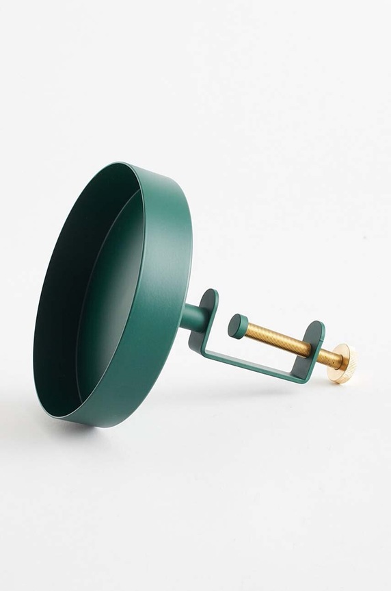 Ukrasni pladanj sa stezaljkom Navet Clamp zelena 18.Navet