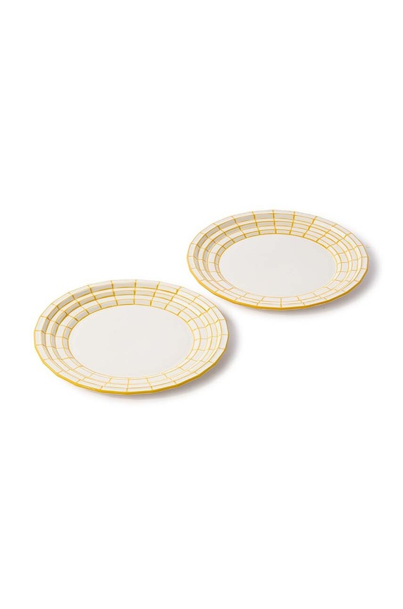 Pols Potten zestaw talerzy deserowych Digi Plate 20 cm multicolor 230.400.571