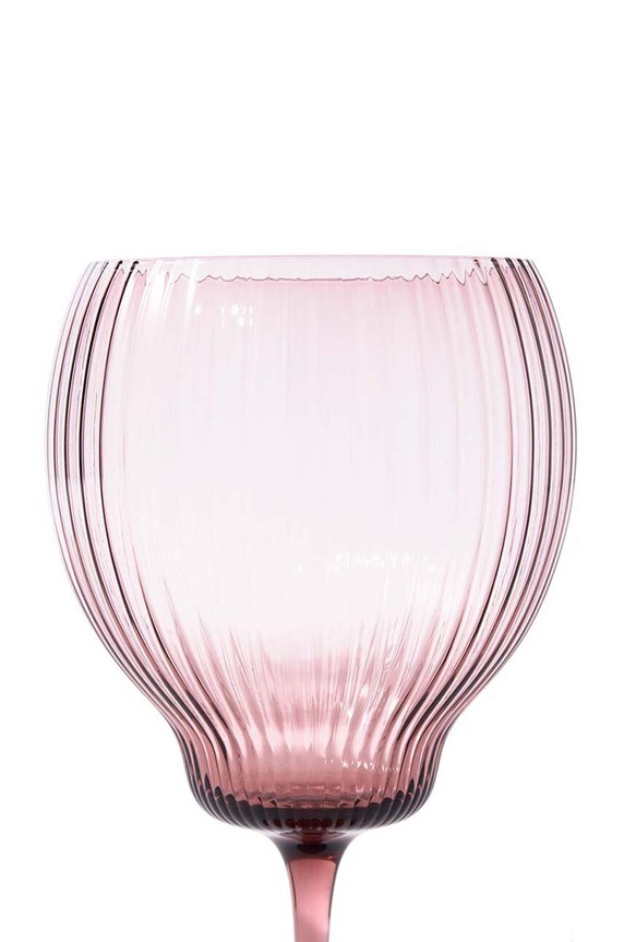 Κουζίνα και μπαρ Σετ ποτηριών κρασιού Pols Potten Pum Wineglasses 700 ml 140.230.156 ροζ
