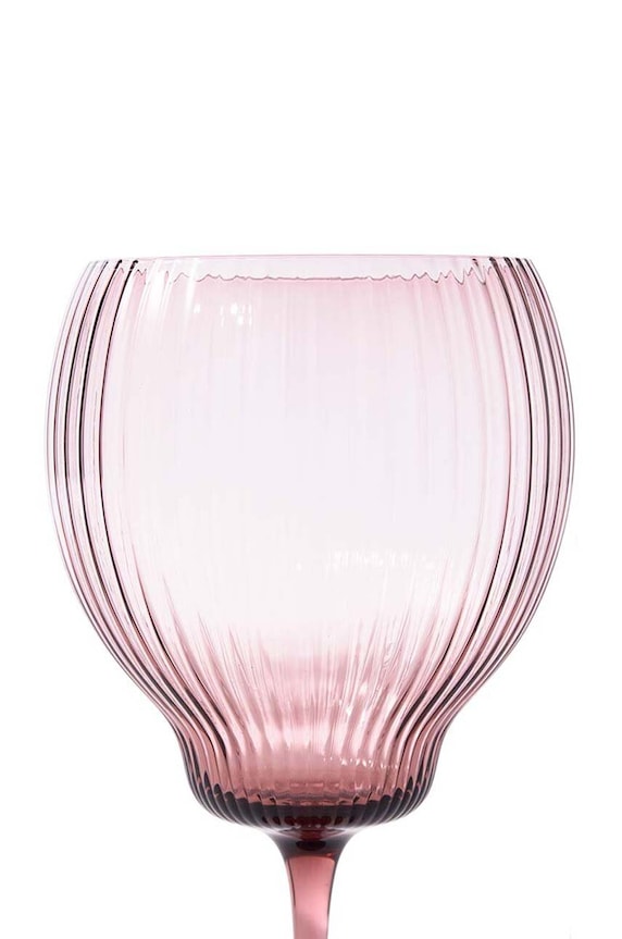 Κουζίνα και μπαρ Σετ ποτηριών κρασιού Pols Potten Pum Wineglasses 700 ml 140.230.156 ροζ