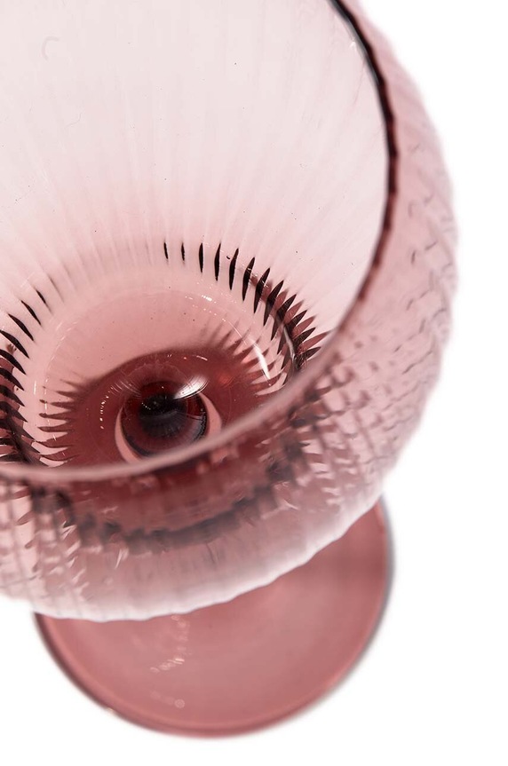 Σετ ποτηριών κρασιού Pols Potten Pum Wineglasses 700 ml ροζ 140.230.156