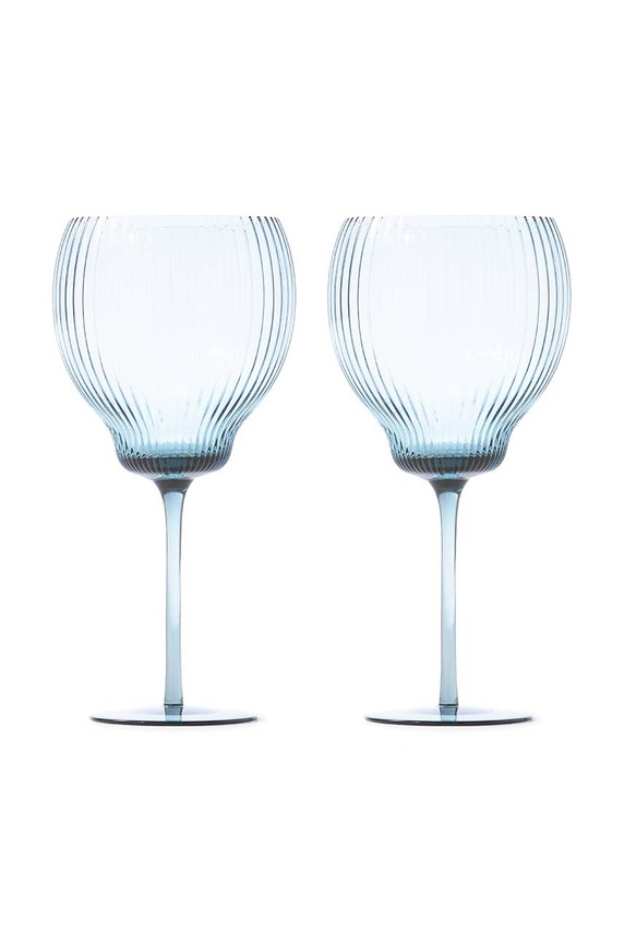 Pols Potten zestaw kieliszków do wina Pum Wineglasses 700 ml niebieski 140.230.155