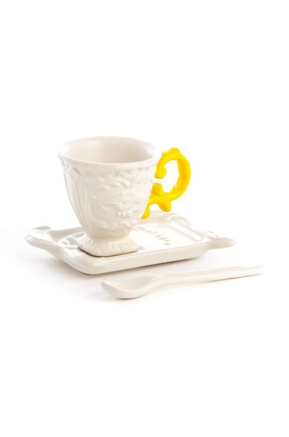 Seletti set di tazze, piattini e cucchiai I Wares 9859 multicolore AA00