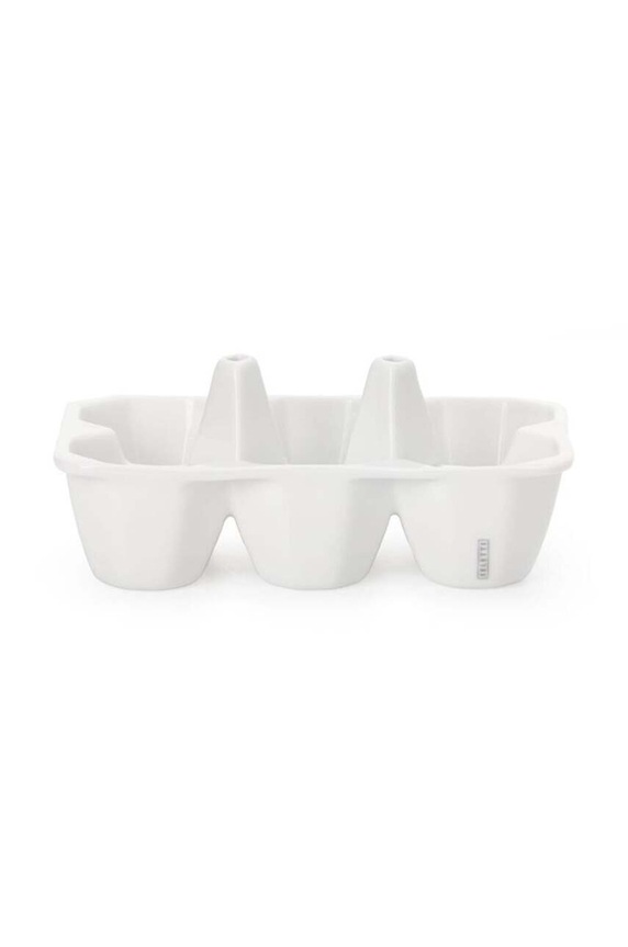 Seletti pojemnik na jajka Estetico Quotidiano 10 x 15 x 6,5 cm biały 10644